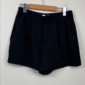 Good American Black High Waist Shorts 26 euc